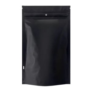 28g Full Black Child Proof Zip Lock Mylar Bag