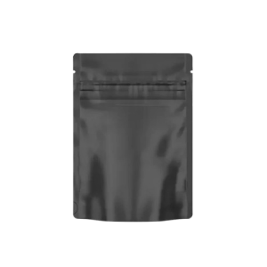 3.5g Full Black Child Proof Zip Lock Mylar Bag