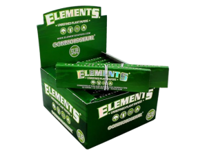 Elements Green Connoisseur King Size Slim and Tips Box - 32 leaves